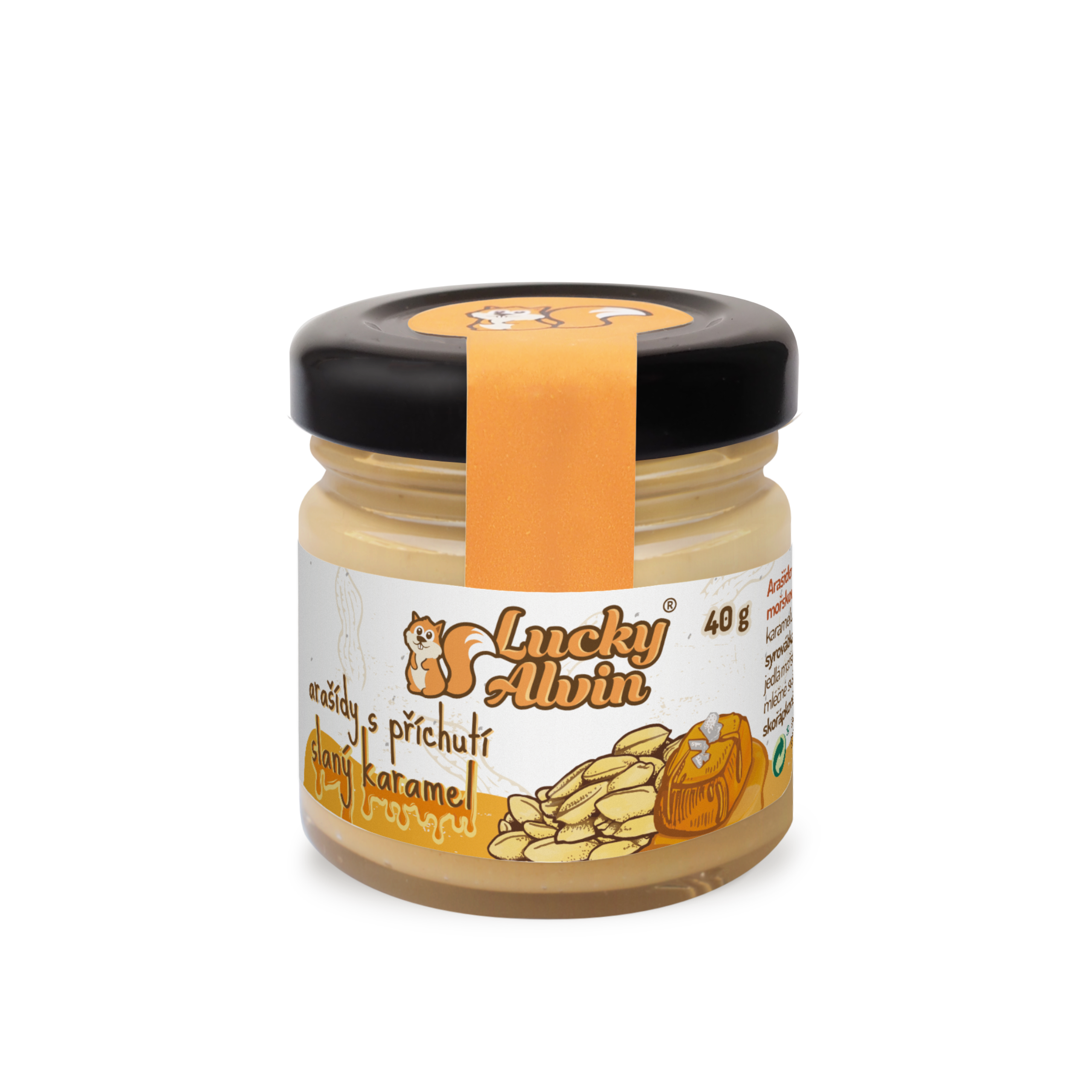 Arašídy s příchutí slaný karamel 40g